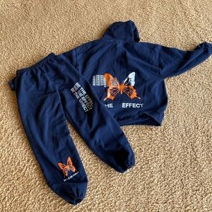 Mayfair be the effect sweat set hoodie and sweatpants